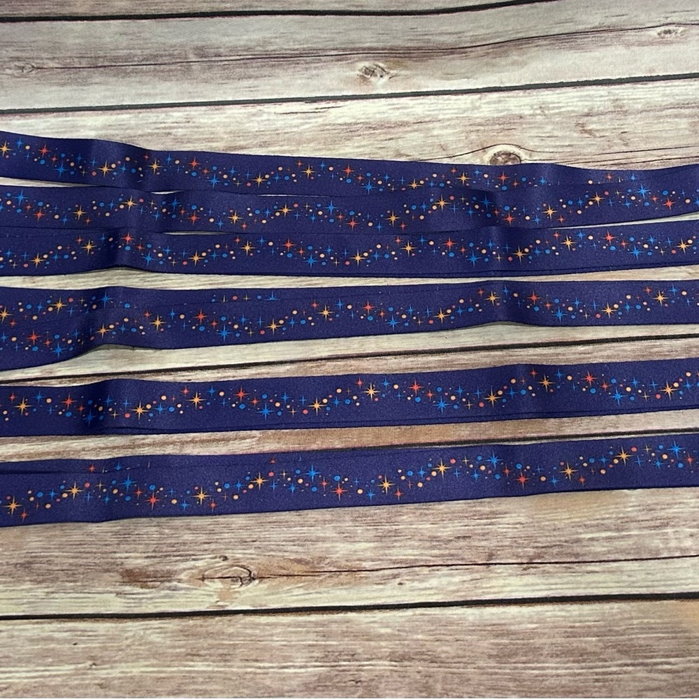 *NWT* - 5 Disney Parks Blue Starry Lanyards - New with Tags - Picture 4 of 5
